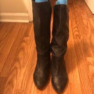 Frye Cindy Slouch leather boots